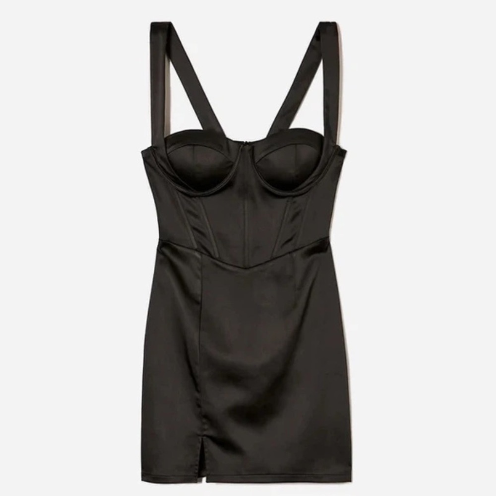 Satin Corset Mini Dress